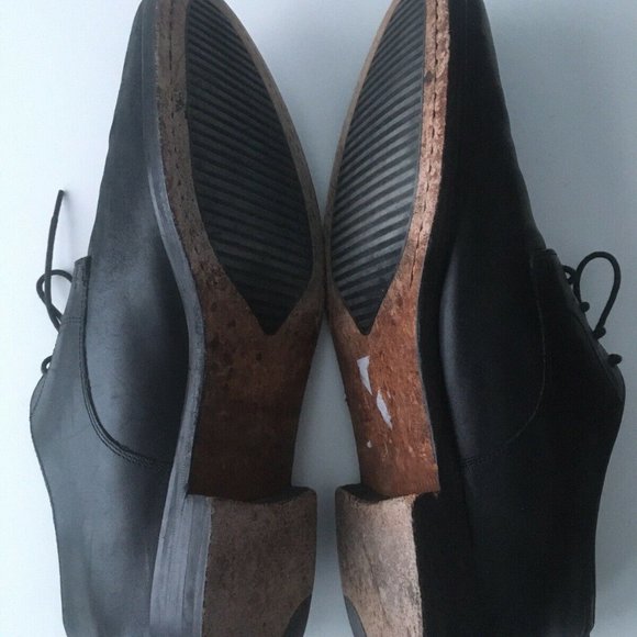 Cole Haan Grand OS Men's Black Leather Oxfords - Picture 3 of 6